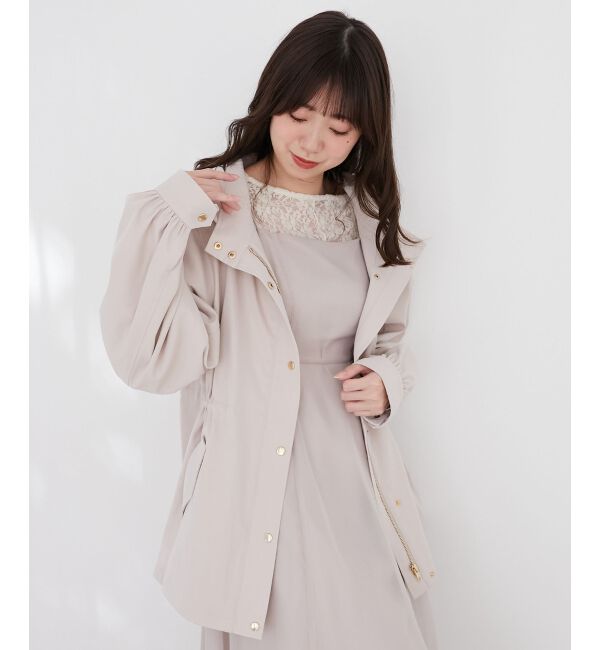 MAJESTICLEGON「ウエストきゅっとミディブルゾン」|ブルゾン・スタジャン|