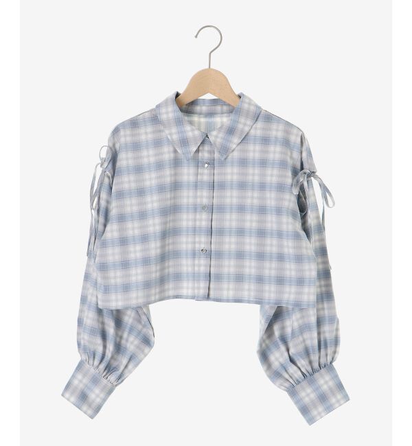  「オープンショルダーショートシャツ」|シャツ・ブラウス|