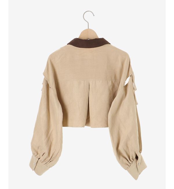  「オープンショルダーショートシャツ」|シャツ・ブラウス|