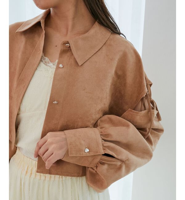  「オープンショルダーショートシャツ」|シャツ・ブラウス|キャメル
