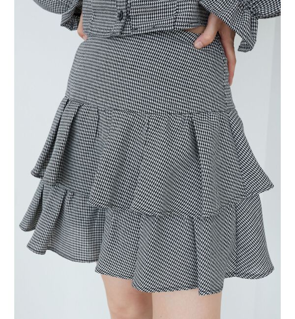  「アソートティアードミニスカパン」|スカート|