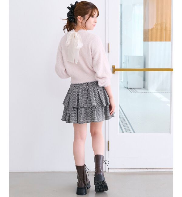  「アソートティアードミニスカパン」|スカート|