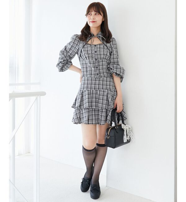  「アソートティアードミニスカパン」|スカート|