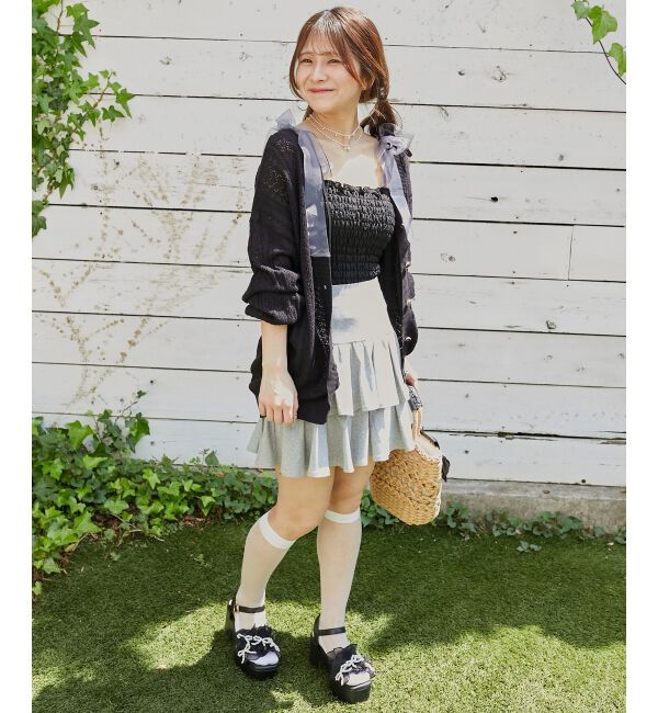  「アソートティアードミニスカパン」|スカート|