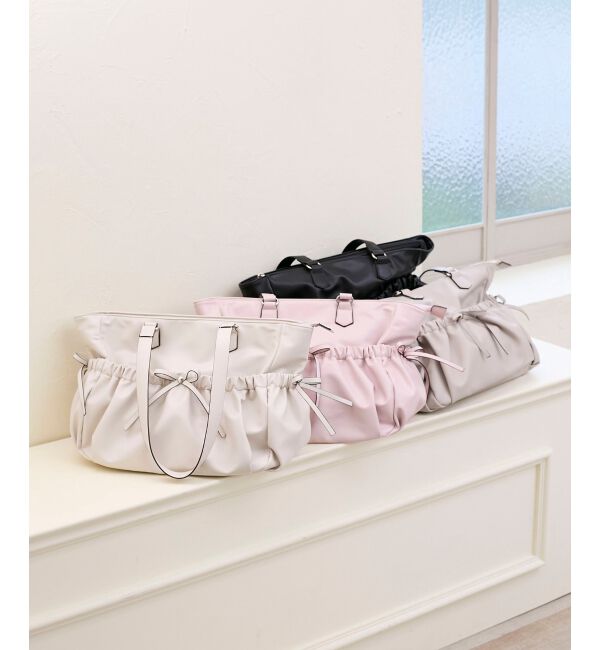  「ギャザーリボントートバッグ」|トートバッグ|