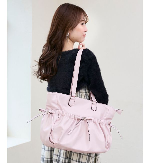  「ギャザーリボントートバッグ」|トートバッグ|