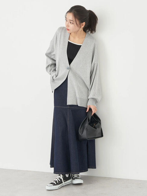 earth music&ecology「スカラップニットタンクトップ」|インナー|