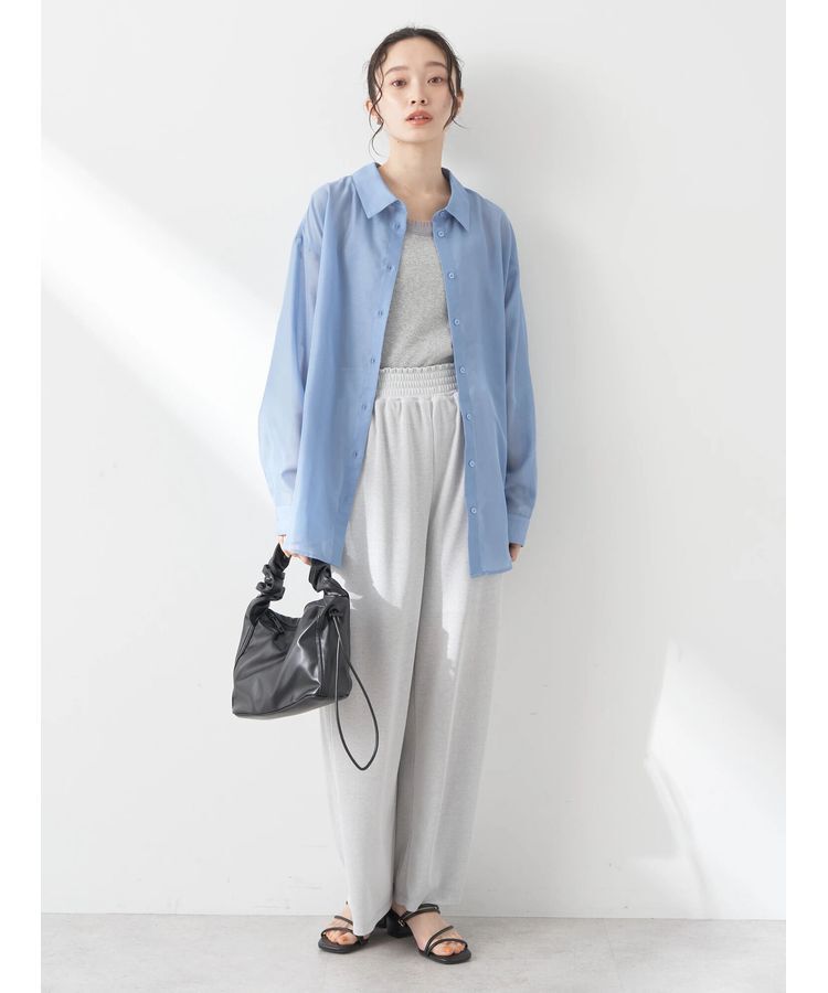 earth music&ecology「バックレースアップシャツ」|シャツ・ブラウス|