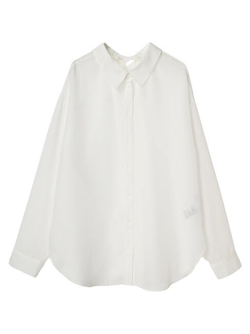 earth music&ecology「バックレースアップシャツ」|シャツ・ブラウス|