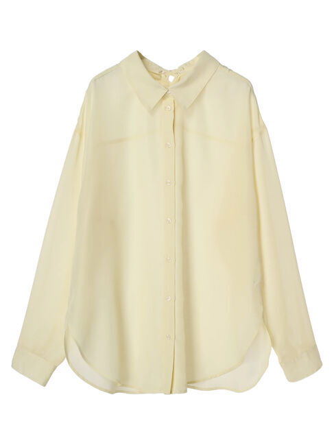 earth music&ecology「バックレースアップシャツ」|シャツ・ブラウス|