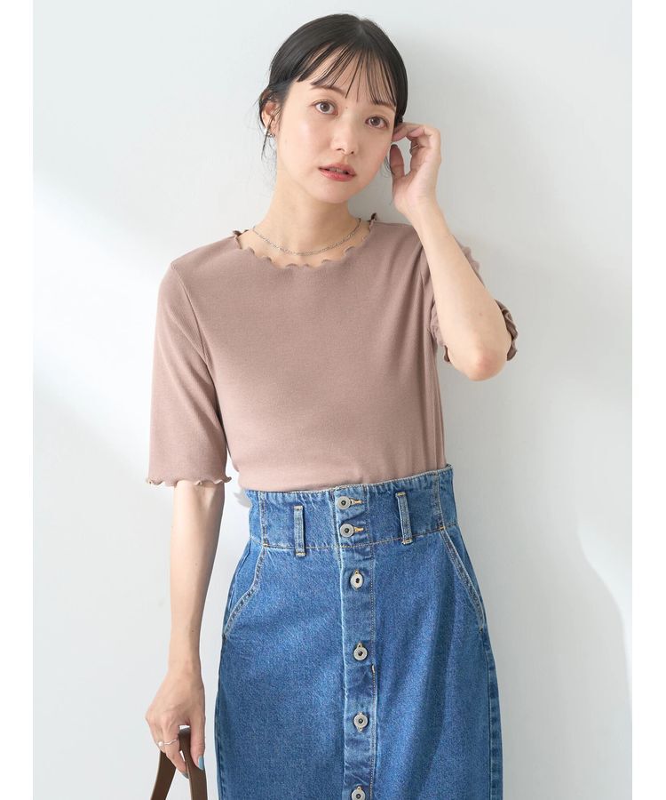 earth music&ecology「メロ-リブプルオーバー」|Tシャツ・カットソー|