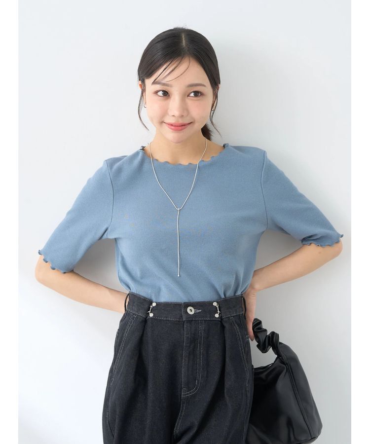 earth music&ecology「メロ-リブプルオーバー」|Tシャツ・カットソー|