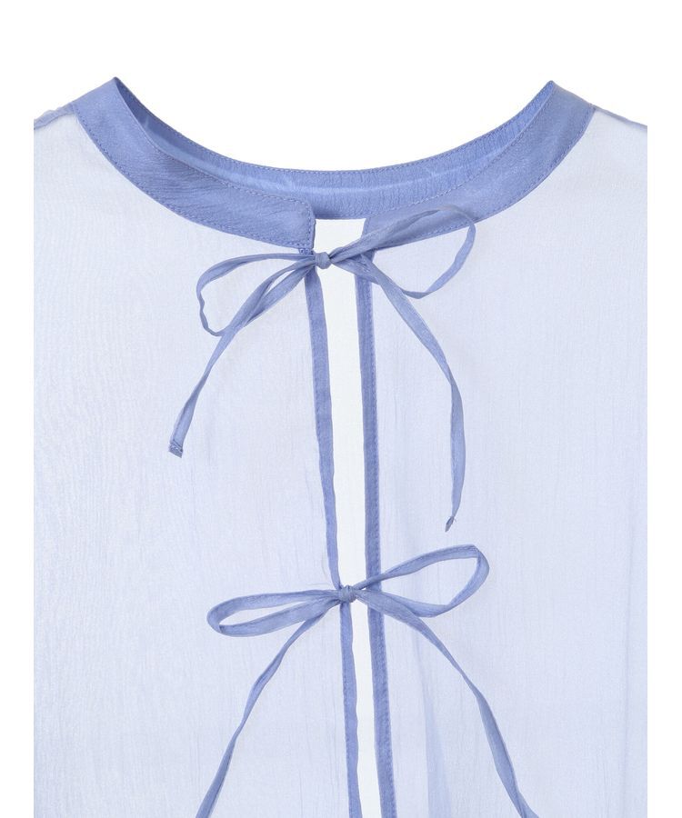 earth music&ecology「シアーリボンシャツ」|シャツ・ブラウス|