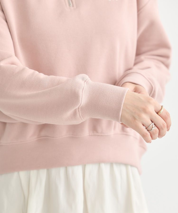 earth music&ecology「ハーフZIPプルオーバー」|スウェット・ジャージ|