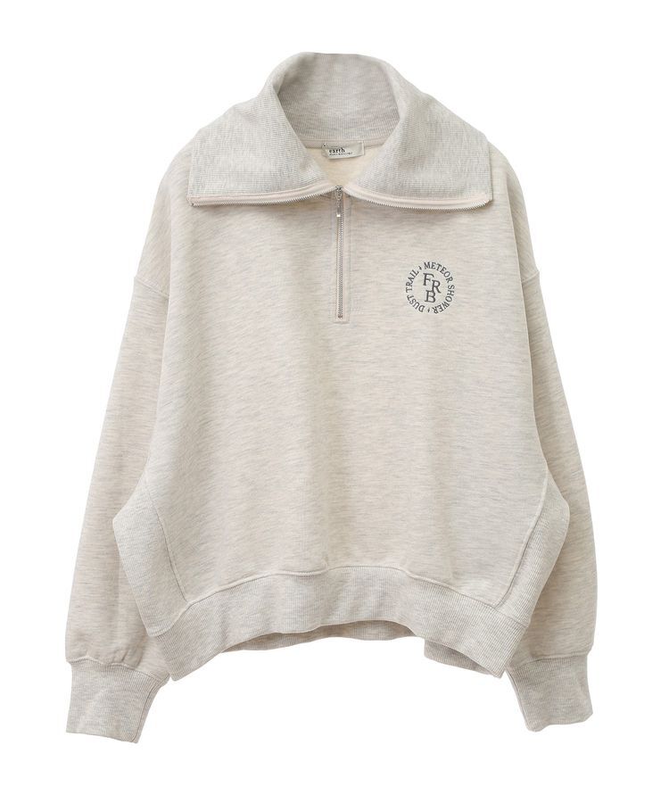earth music&ecology「ハーフZIPプルオーバー」|スウェット・ジャージ|
