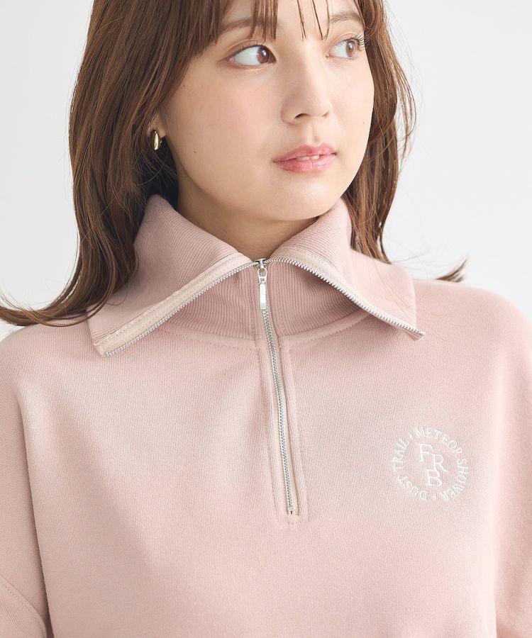 earth music&ecology「ハーフZIPプルオーバー」|スウェット・ジャージ|