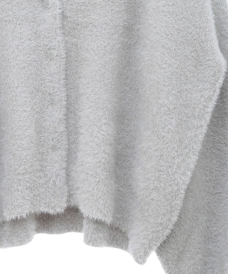 earth music&ecology「ミニラメシャギーカーディガン」|カーディガン|