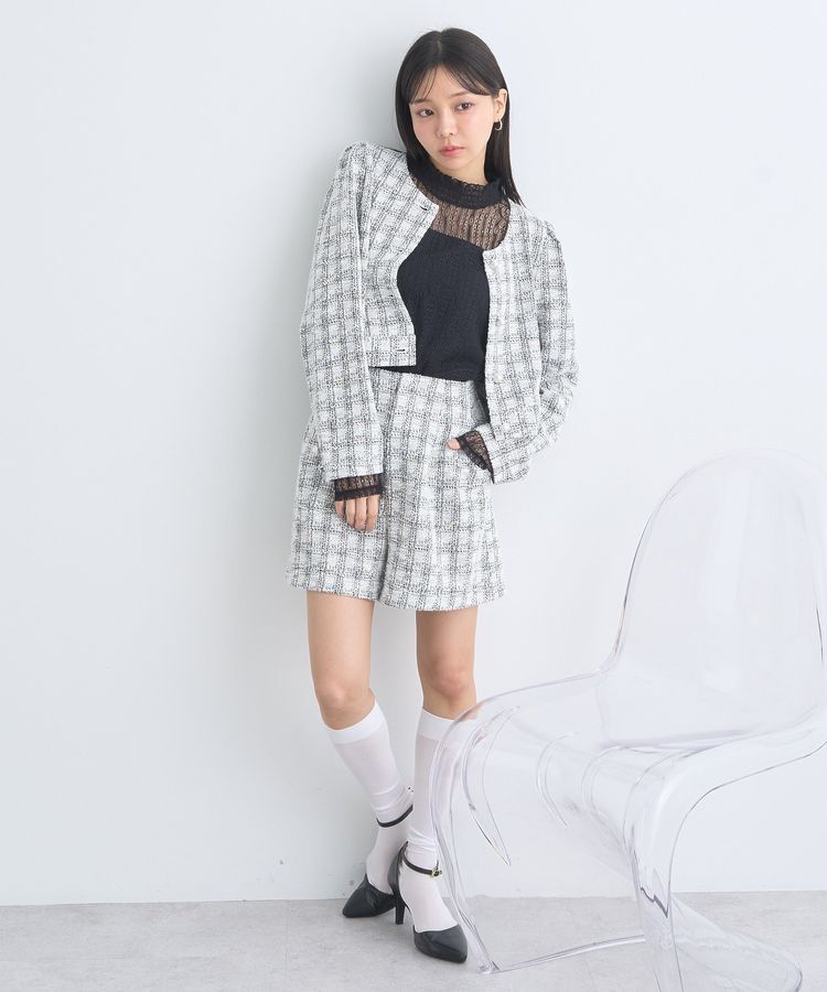 earth music&ecology「レースドッキングプルオーバー」|Tシャツ・カットソー|