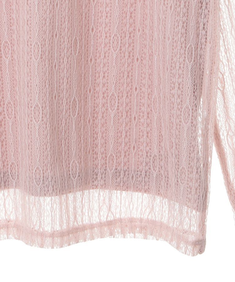 earth music&ecology「レースドッキングプルオーバー」|Tシャツ・カットソー|