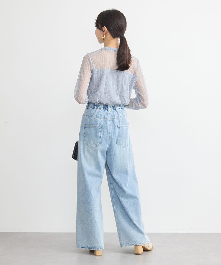 earth music&ecology「レースドッキングプルオーバー」|Tシャツ・カットソー|