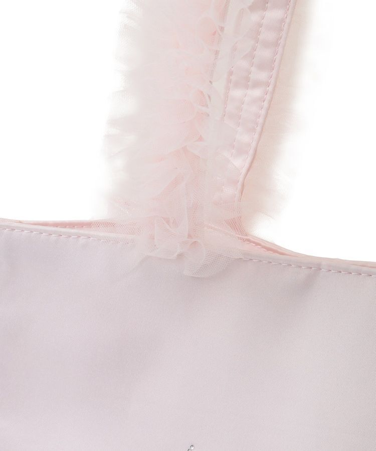 Maison de FLEUR「チュールハンドルラインストーントートバッグ」|トートバッグ|