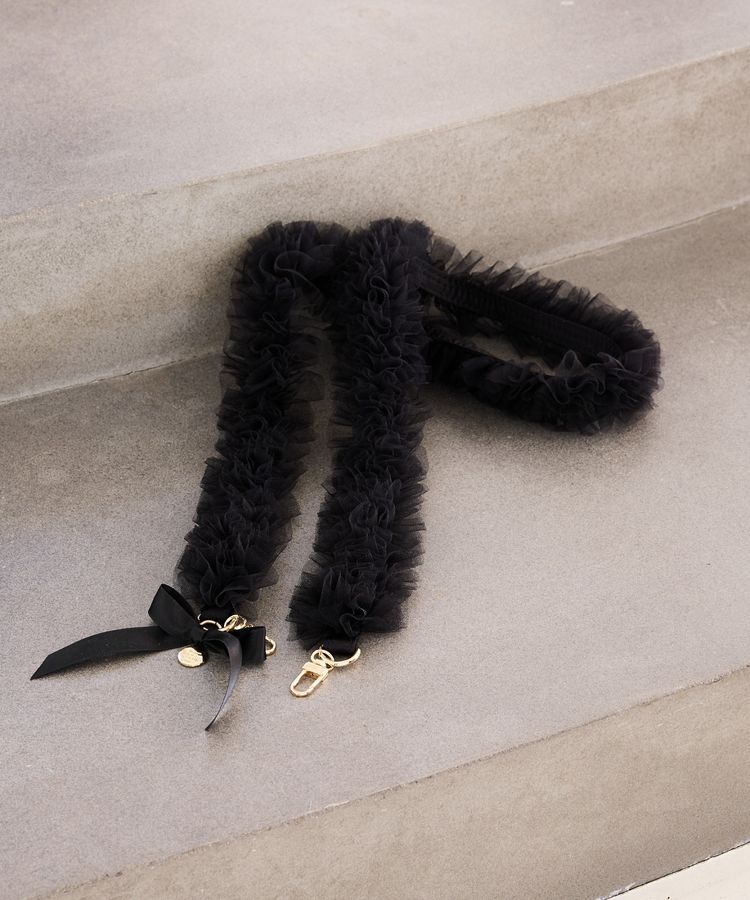 Maison de FLEUR「フリルショルダー」|その他|ブラック