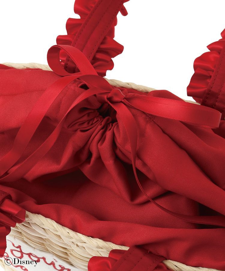 Maison de FLEUR「Minnie Mouse/フリルハンドルカゴバッグ」|ハンドバッグ|