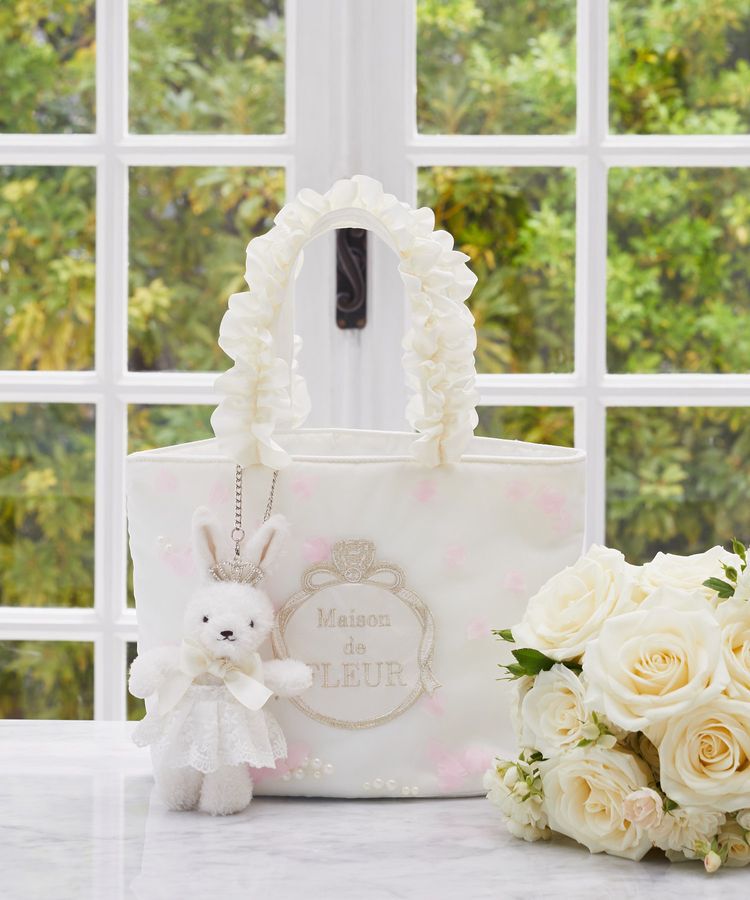 Maison de FLEUR「レースフリルラビットチャーム」|その他|