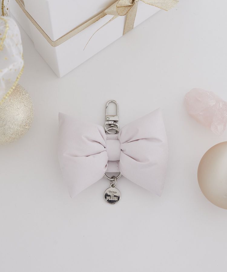 Maison de FLEUR「ボリュームリボンチャーム」|その他|ピンク