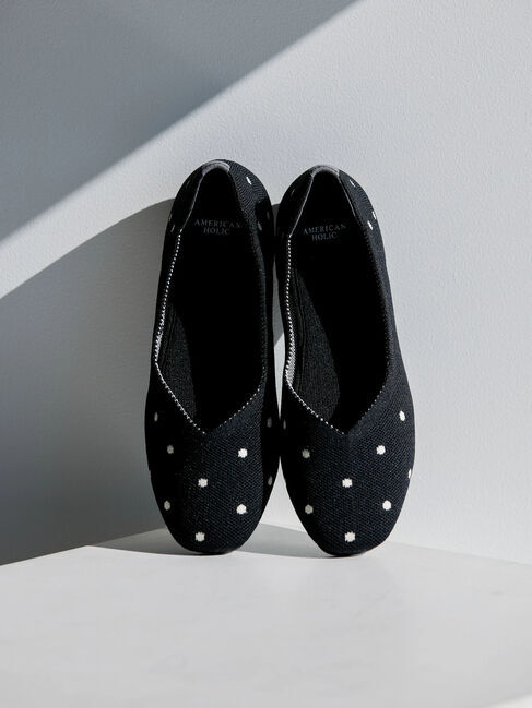 AMERICAN HOLIC「ニットバレエシューズ」|パンプス|