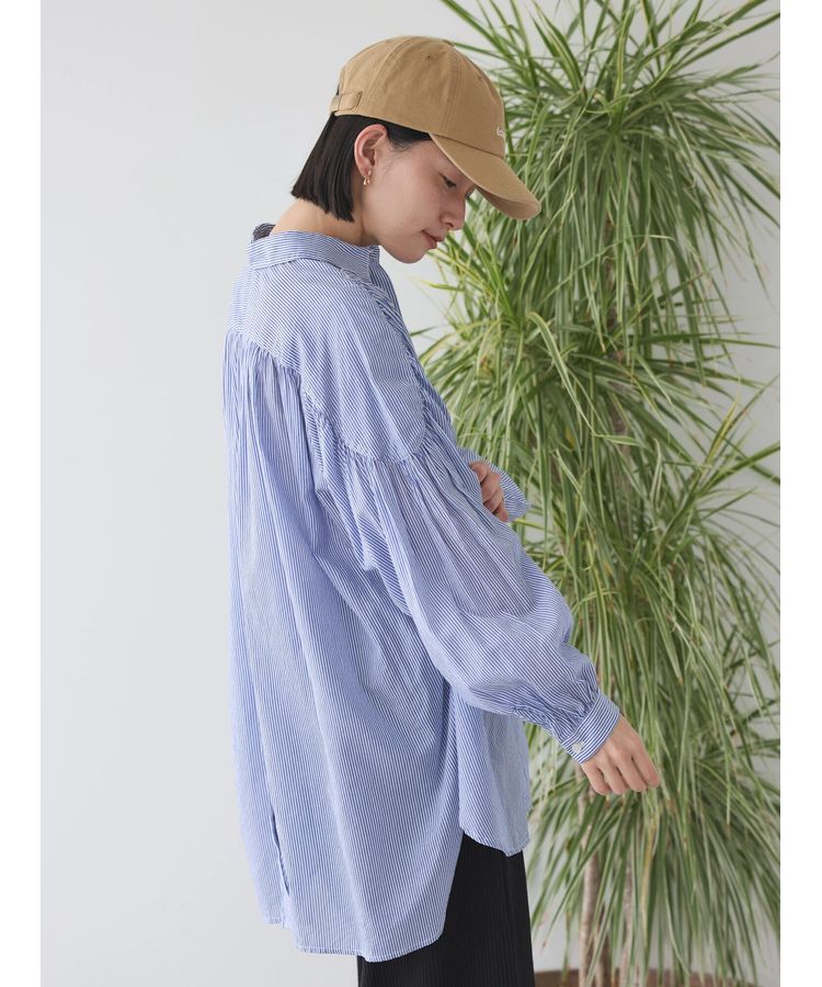 AMERICAN HOLIC「カルゼギャザーシャツチュニック」|シャツ・ブラウス|