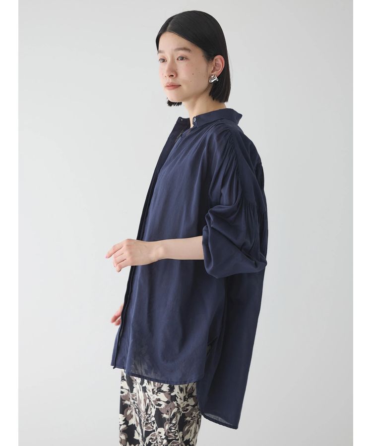 AMERICAN HOLIC「カルゼギャザーシャツチュニック」|シャツ・ブラウス|