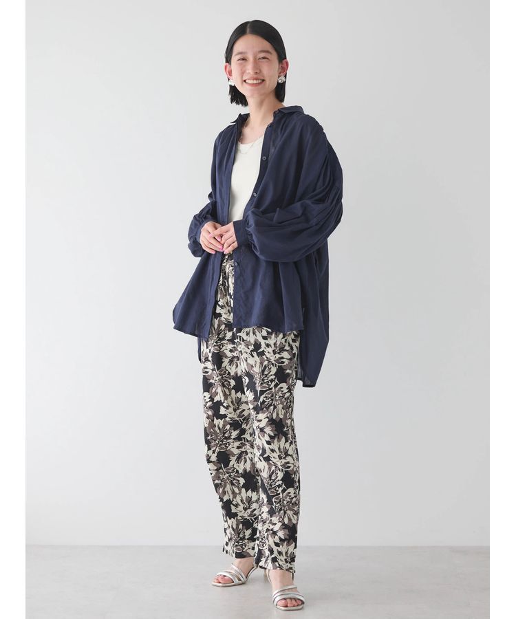 AMERICAN HOLIC「カルゼギャザーシャツチュニック」|シャツ・ブラウス|