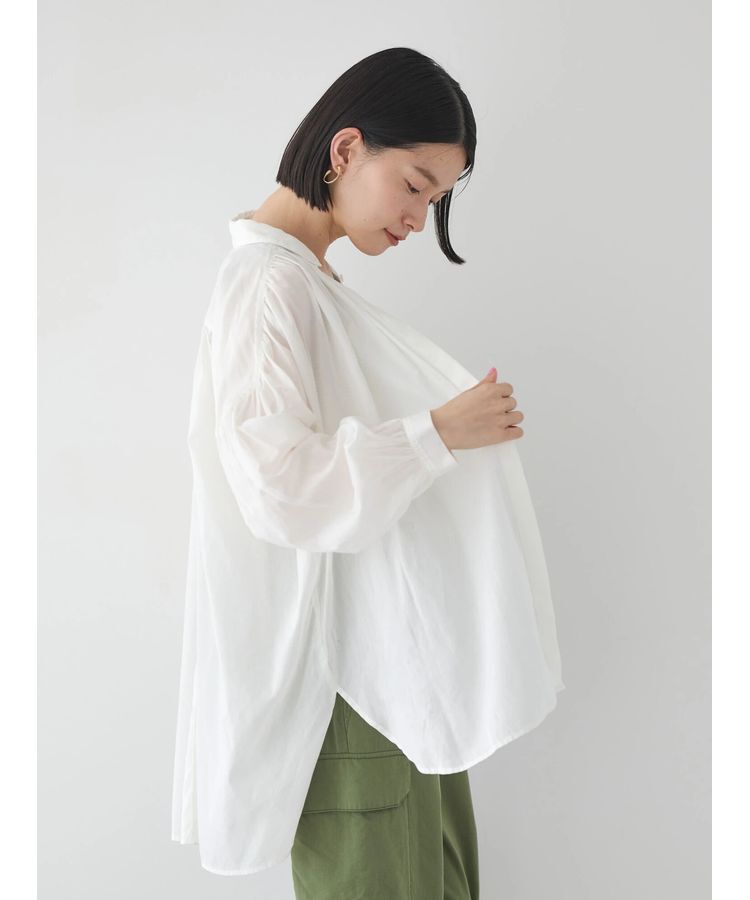 AMERICAN HOLIC「カルゼギャザーシャツチュニック」|シャツ・ブラウス|