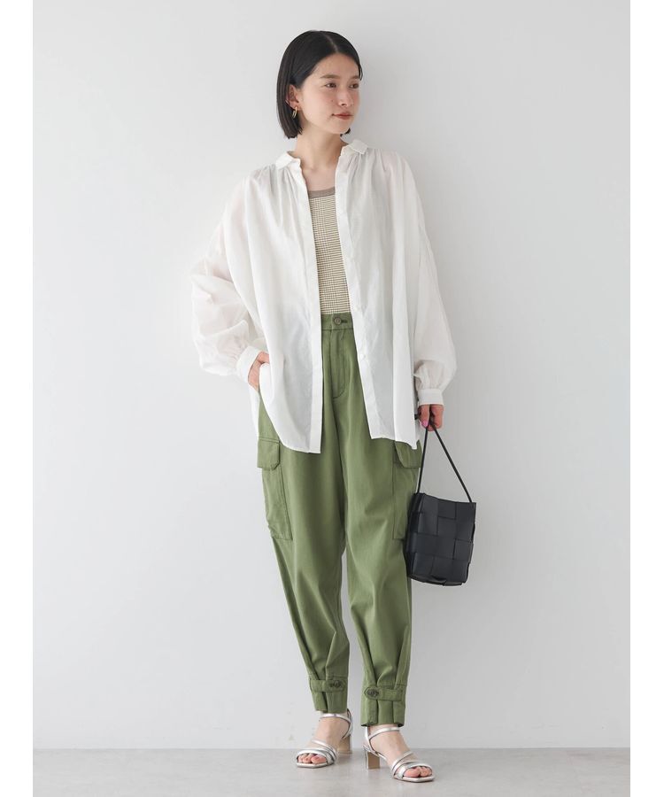 AMERICAN HOLIC「カルゼギャザーシャツチュニック」|シャツ・ブラウス|