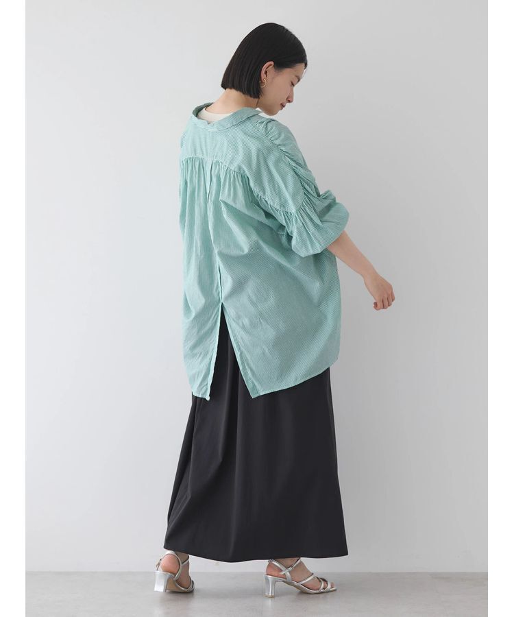 AMERICAN HOLIC「カルゼギャザーシャツチュニック」|シャツ・ブラウス|