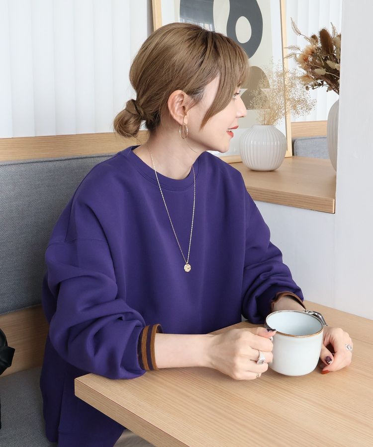 AMERICAN HOLIC「サイドスリットポンチプルオーバー」|スウェット・ジャージ|Purple