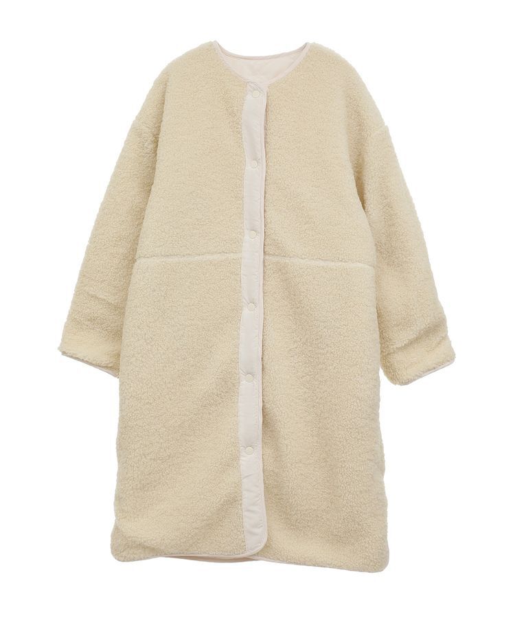 AMERICAN HOLIC「【WEB限定】あったかリバーシブルキルティングコート」|ノーカラーコート|