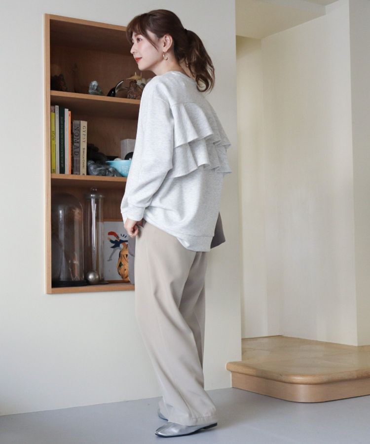 AMERICAN HOLIC「【WEB限定】バックフリルポンチプルオーバー」|スウェット・ジャージ|