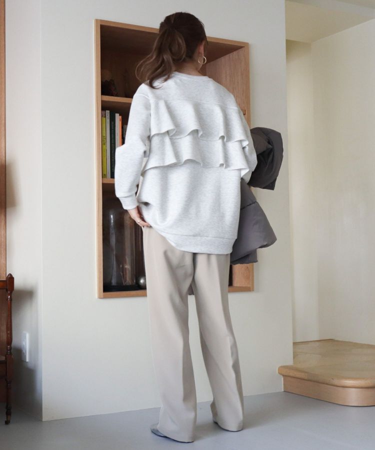 AMERICAN HOLIC「【WEB限定】バックフリルポンチプルオーバー」|スウェット・ジャージ|