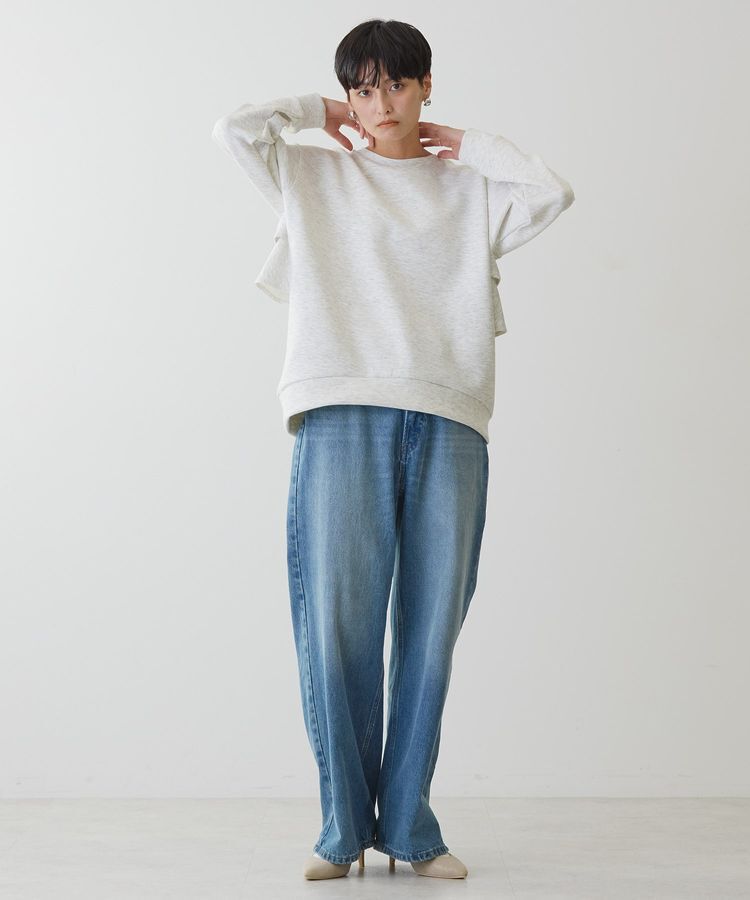 AMERICAN HOLIC「【WEB限定】バックフリルポンチプルオーバー」|スウェット・ジャージ|