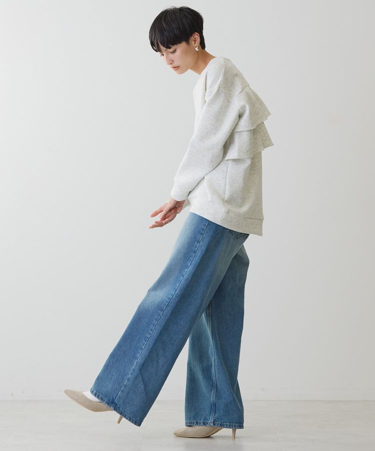 AMERICAN HOLIC「【WEB限定】バックフリルポンチプルオーバー」|スウェット・ジャージ|