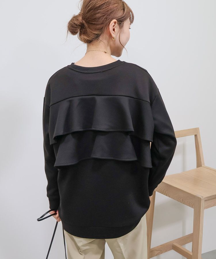 AMERICAN HOLIC「【WEB限定】バックフリルポンチプルオーバー」|スウェット・ジャージ|Black