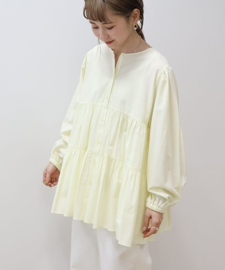 AMERICAN HOLIC「ティアードギャザーブラウス」|シャツ・ブラウス|