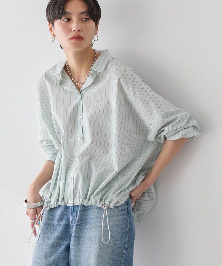 AMERICAN HOLIC「イージーケアドローコードシャツ」|シャツ・ブラウス|