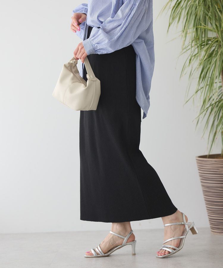 AMERICAN HOLIC「【WEB限定】針抜きテレコタイトスカート」|タイト|