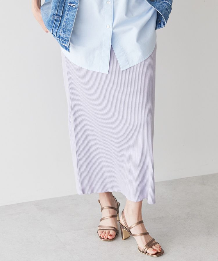 AMERICAN HOLIC「【WEB限定】針抜きテレコタイトスカート」|タイト|