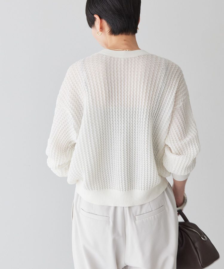 AMERICAN HOLIC「柄編みニットカーディガン」|カーディガン|