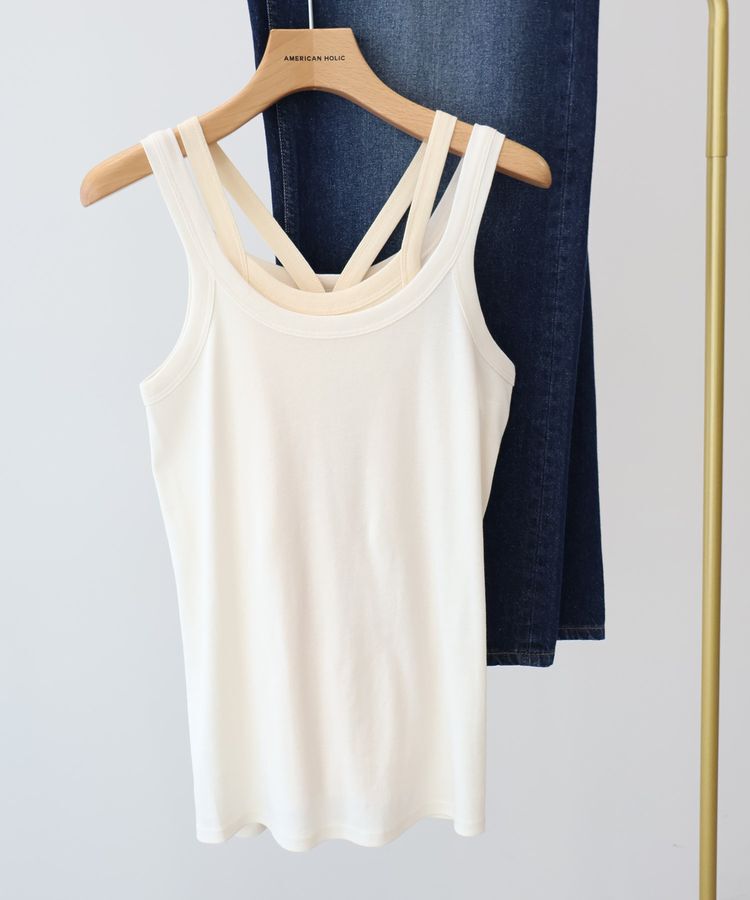 AMERICAN HOLIC「2点セット レイヤードタンクトップ」|インナー|