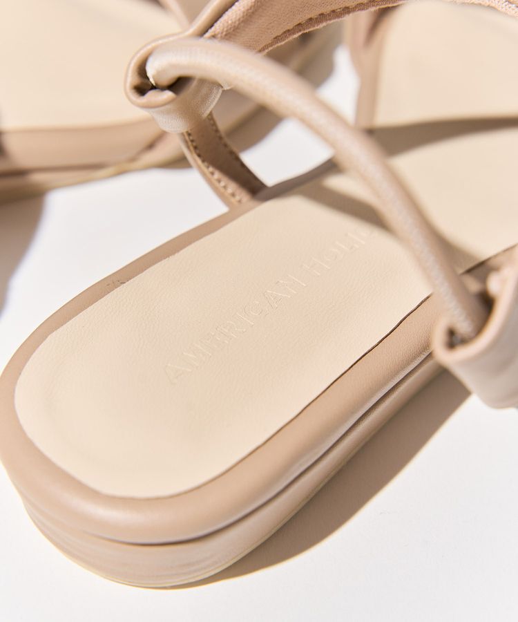 AMERICAN HOLIC「ダブルバンドウェッジサンダル」|サンダル|